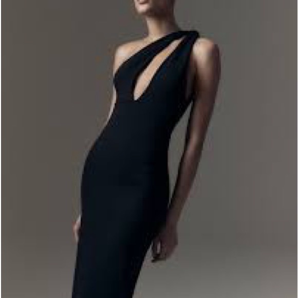 Scanlan Theodore Crepe Knit Turban Twist Gown - Picture 13 of 13